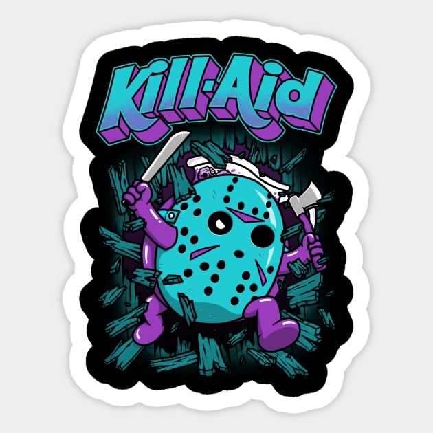 Kill-Aid Rotten Grape Flavor Sticker by pigboom